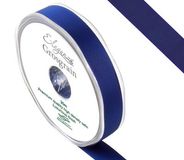 Eleganza Premium Grosgrain Ribbon 15mm x 20m Midnight Blue No.19 - Ribbons